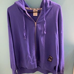 Pink Victoria Secret blue/purple hoodie.